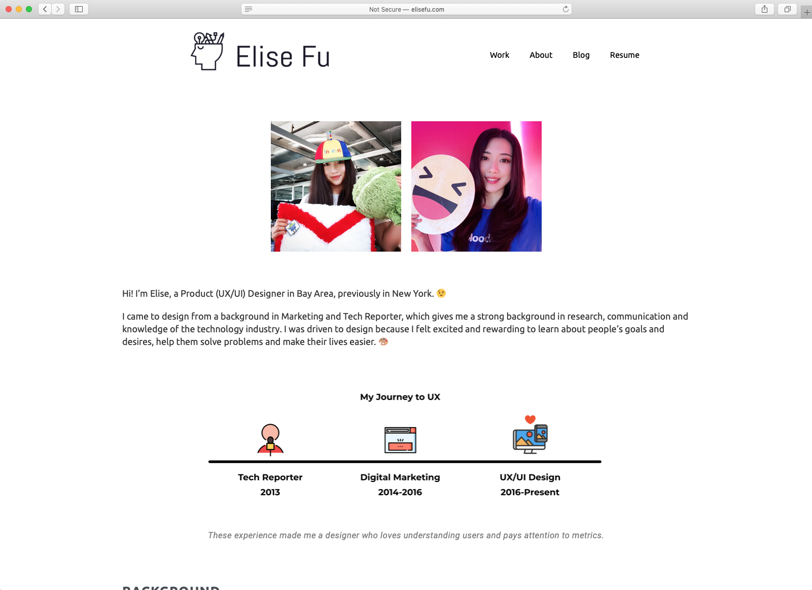 Elise Fu's Portfolio