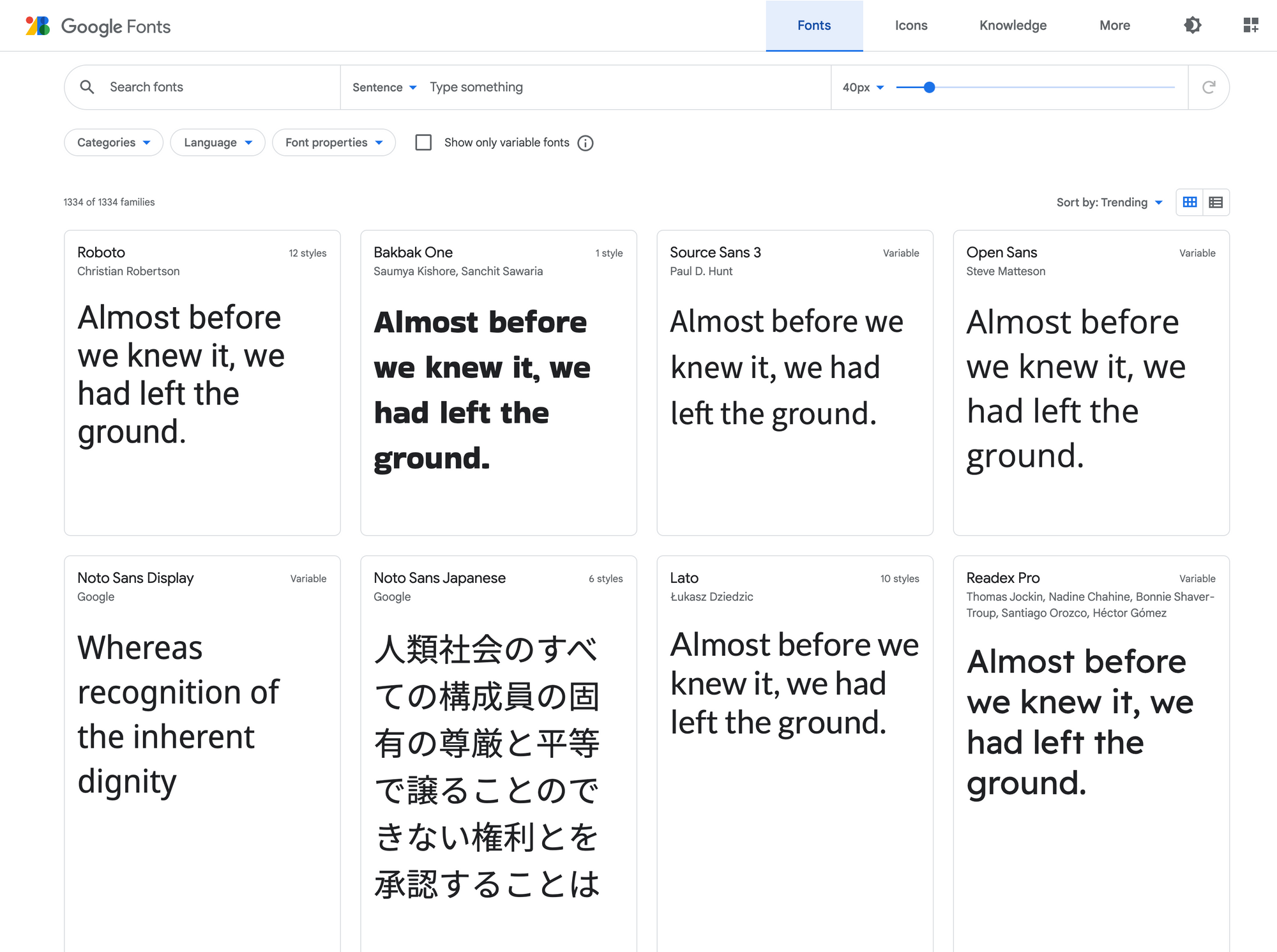 Alphabet – Fonts Knowledge - Google Fonts