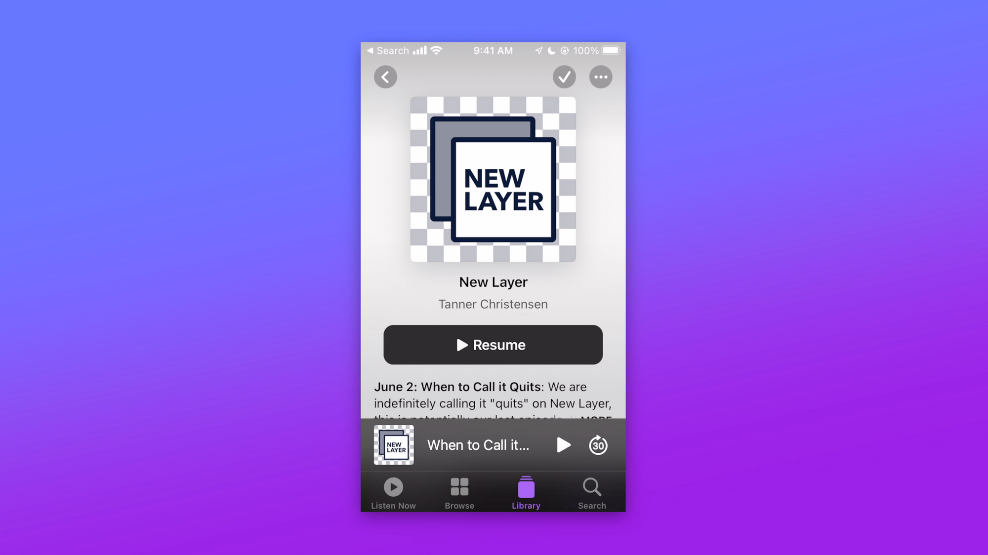 New Layer Podcast Gray Cover