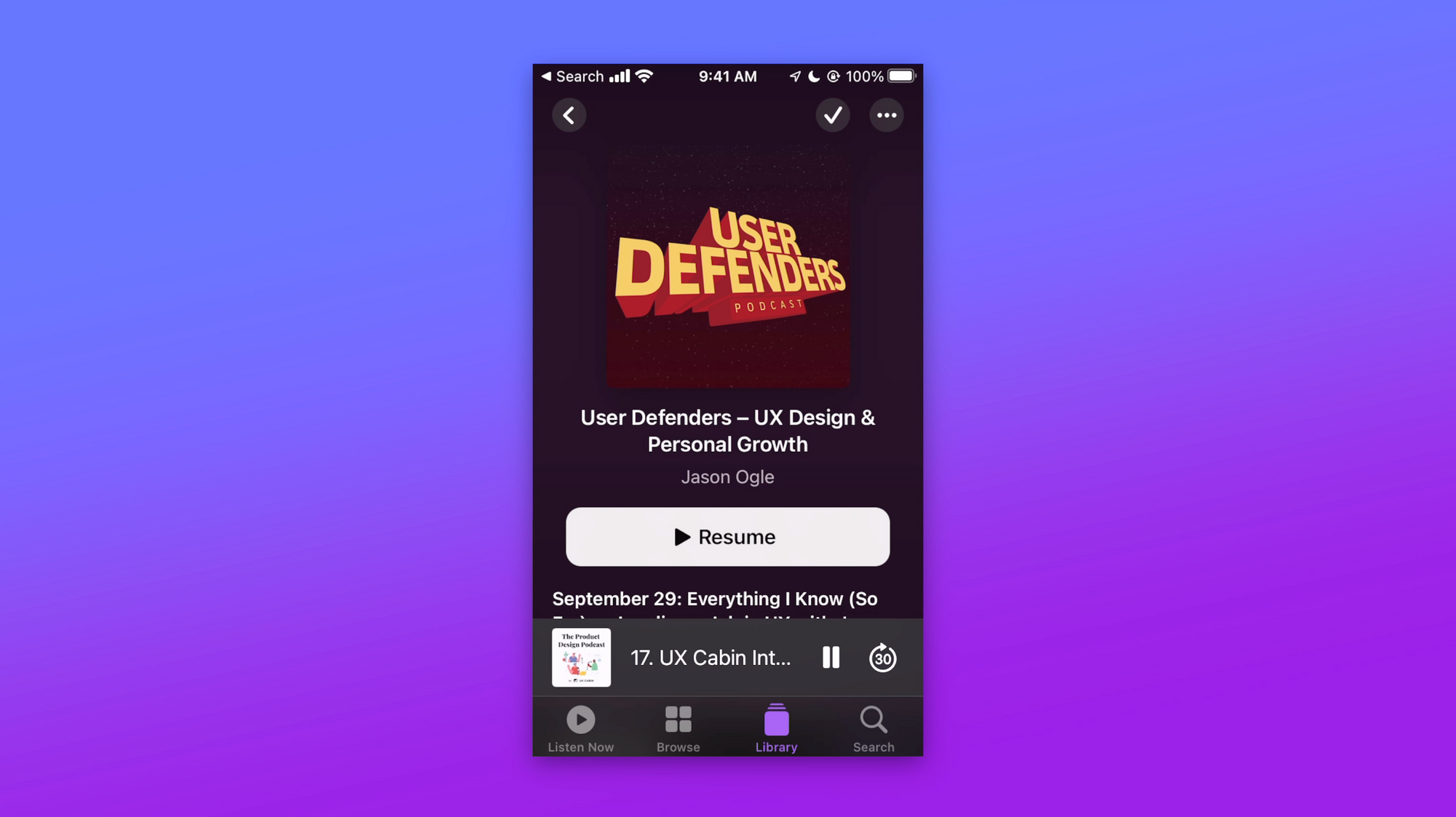 User Defenders Podcast black, yellow and red graphic cover