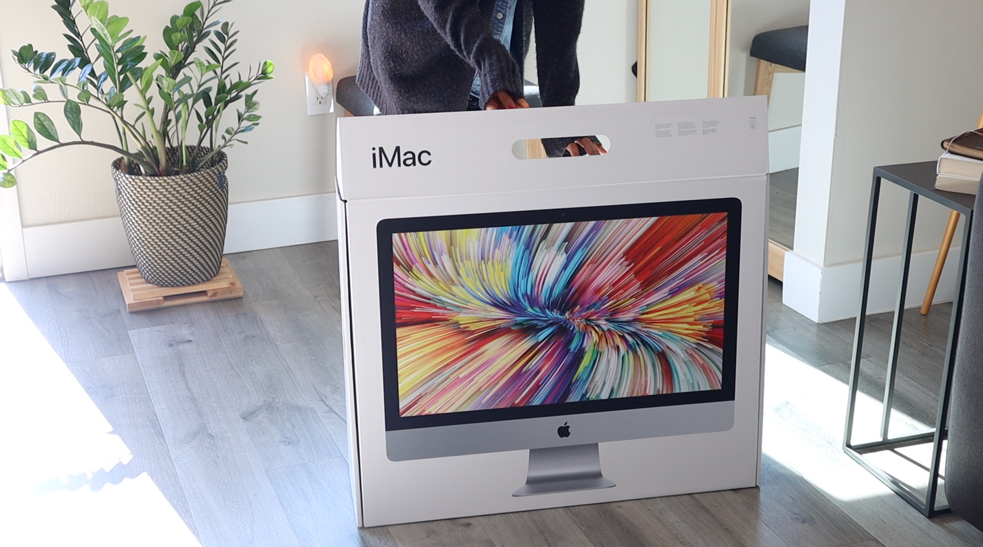 Unboxing of Large iMac