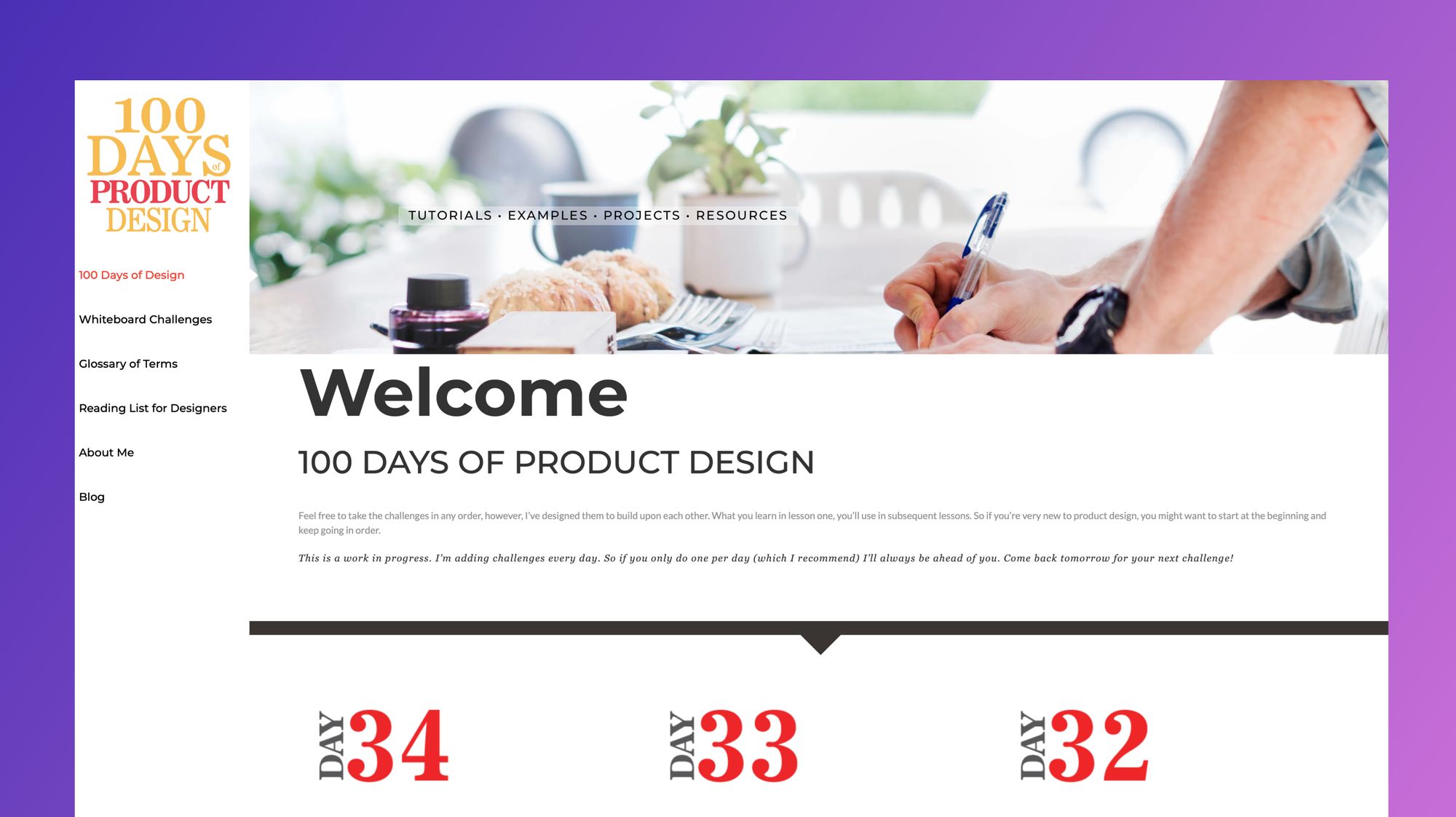 100 days of product design prompts and challenges