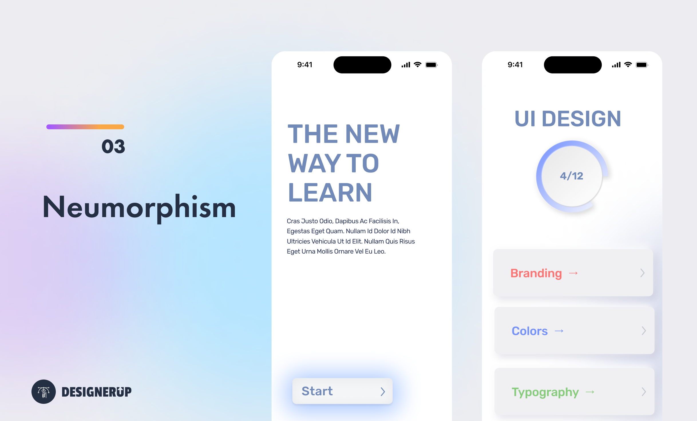 Minimalist Neubrutalism Mobile App UI Kit for Note-taking