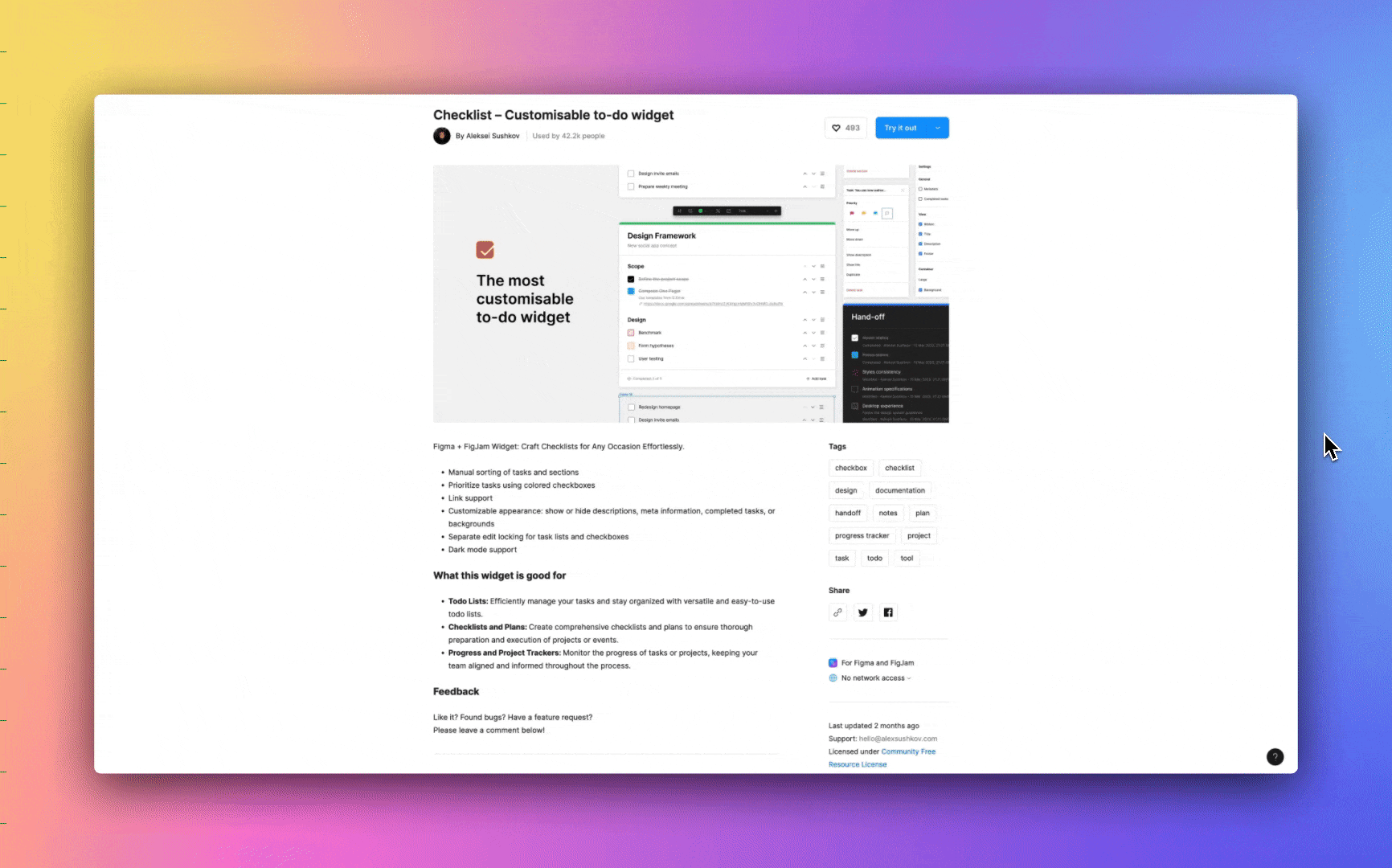 How To Add a Simple To-Do List or Checklist For Your Project Inside of Figma