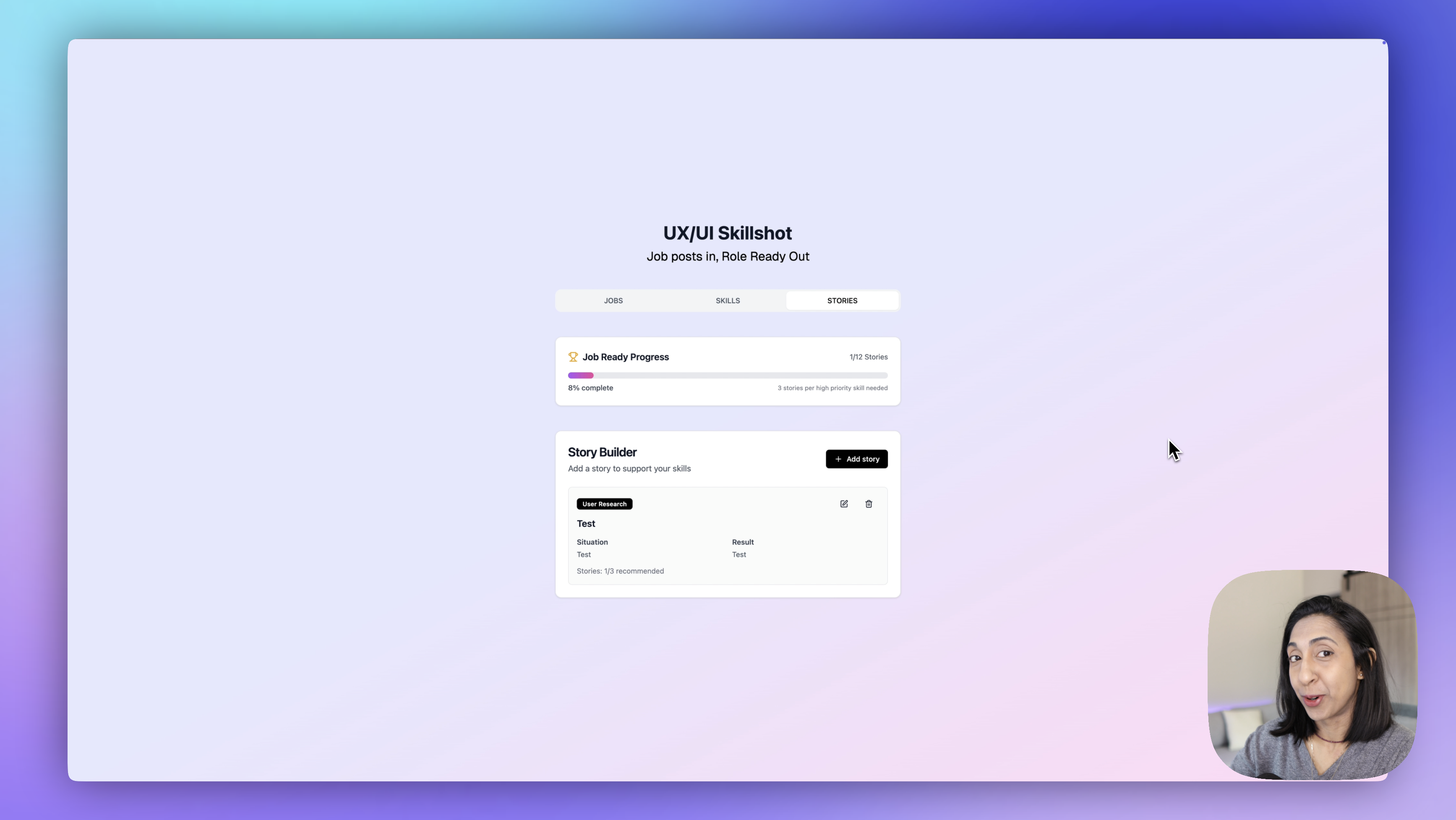 Final app in development