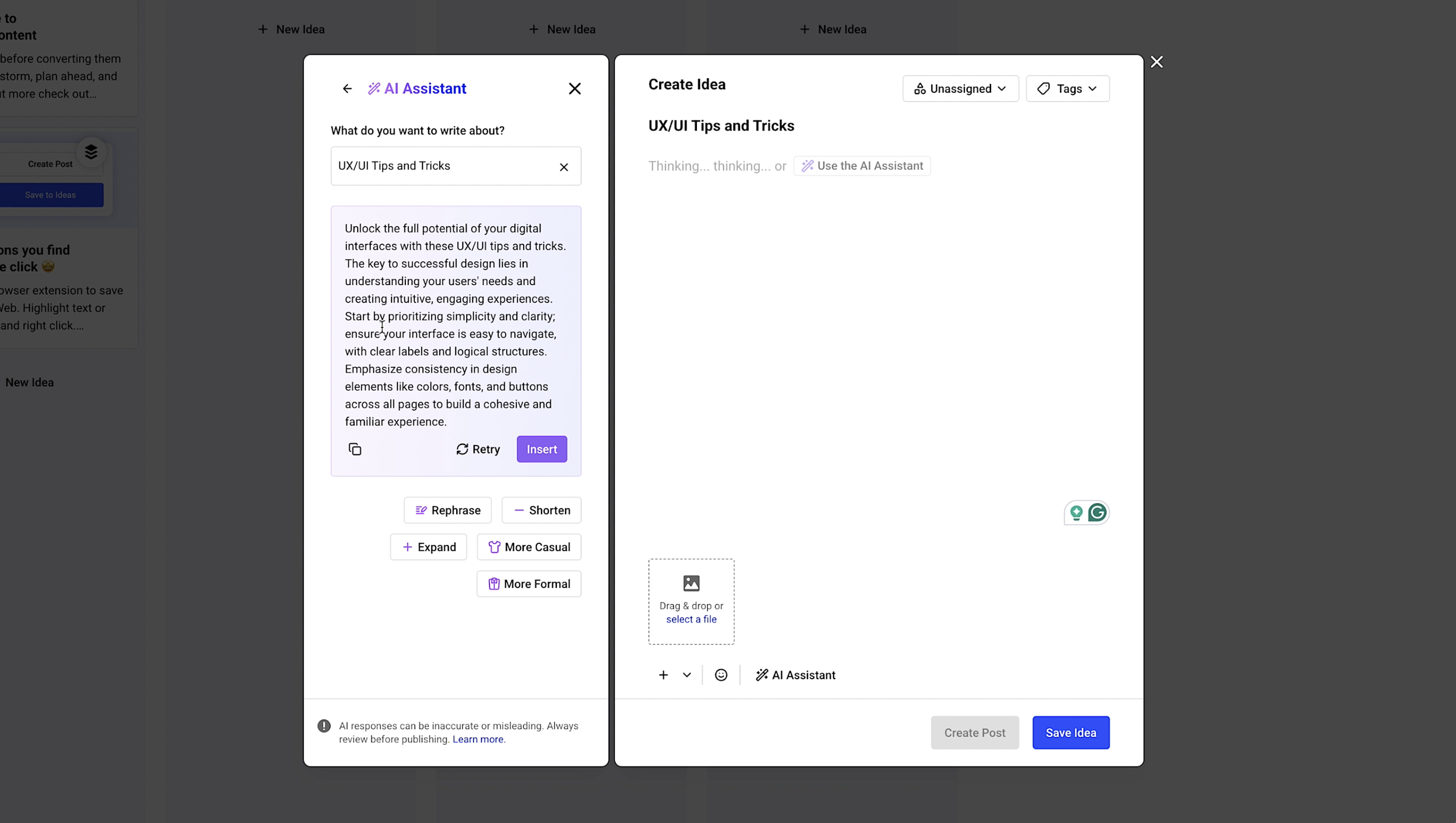 Graphic showing example existing social media / scheduling tools — used for competitive analysis in the post.