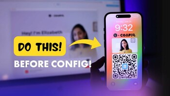 Make Your Website and QR code for Config!