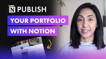 Setting Up Your UI/UX or Product Design Portfolio in Notion