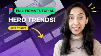 How To Design The Hottest Hero Trends 2024 ! | FULL FIGMA TUTORIAL