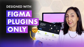 Design an amazing landing page using only Figma Plugins | Figma Tutorial