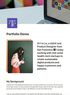 Notion Product Design Portfolio Template Pack